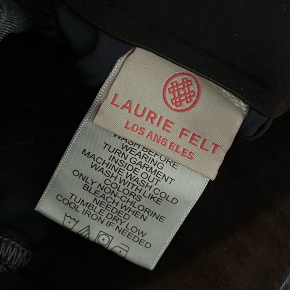 Laurie Felt Women’s Blue BFF Denim Curve Wide Leg Crop Jeans NWT, Size 8P - Picture 7 of 8